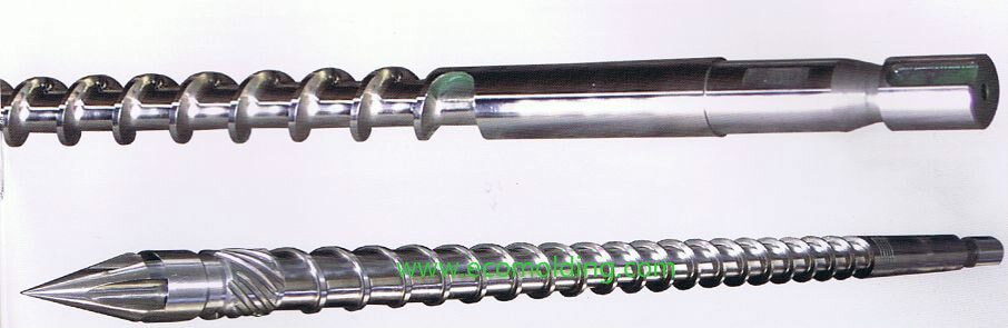 the screws for injection pressure of injection machines