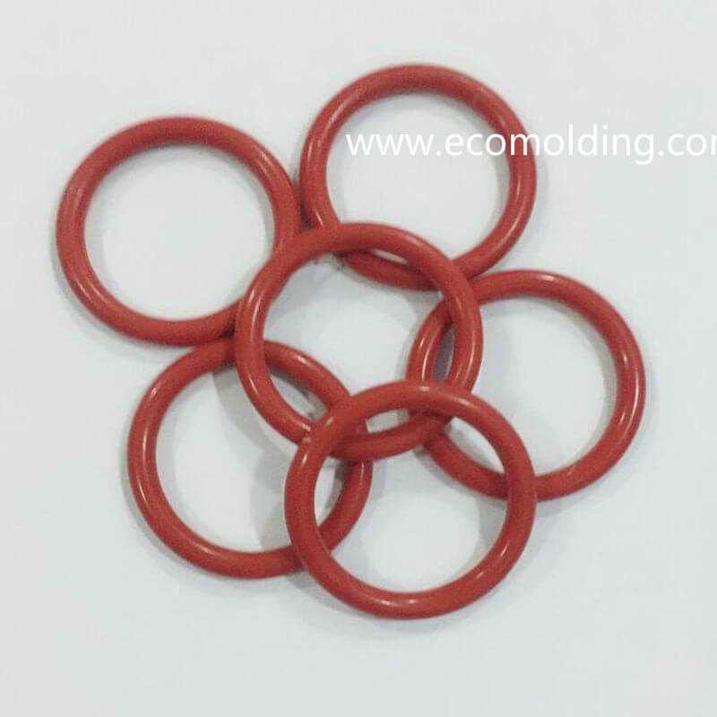 O-ring for plastic injection mold cooling