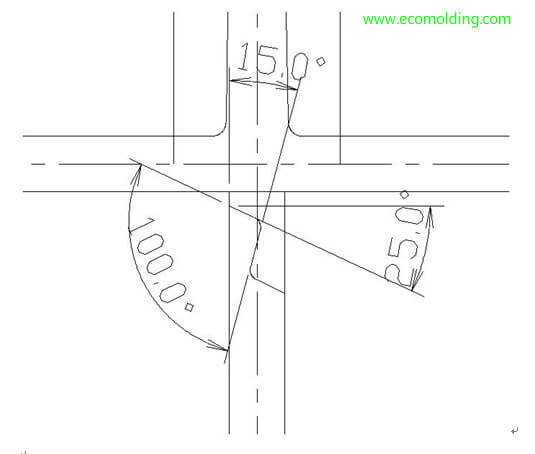 ejector pins design for runner