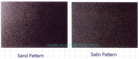 mold texture grained surface types