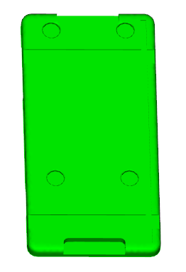 plastic product for mold flow