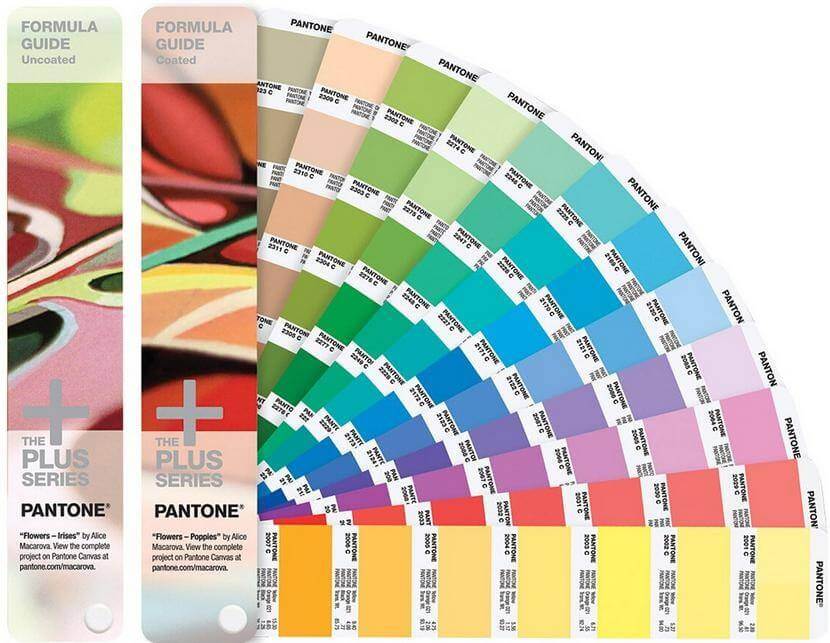 Pantone color chart