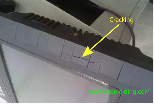 cracking injection molding defects